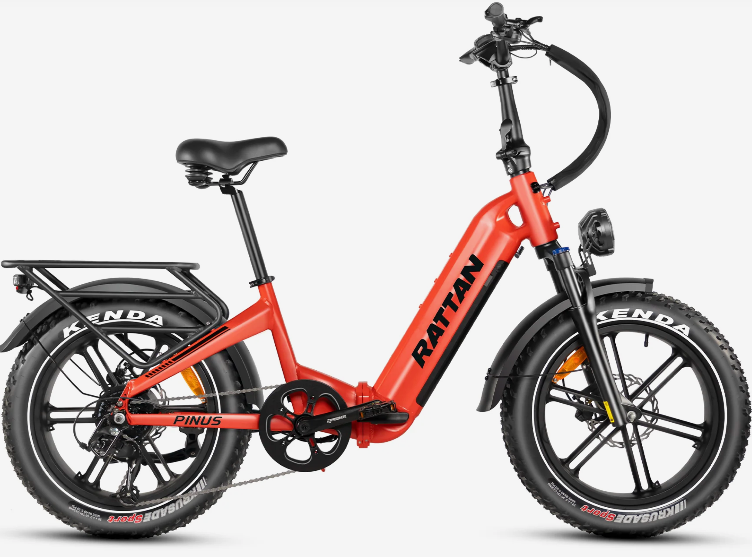 Rattan Pinus Step Thru Torque Dual Battery Folding Electric Bike