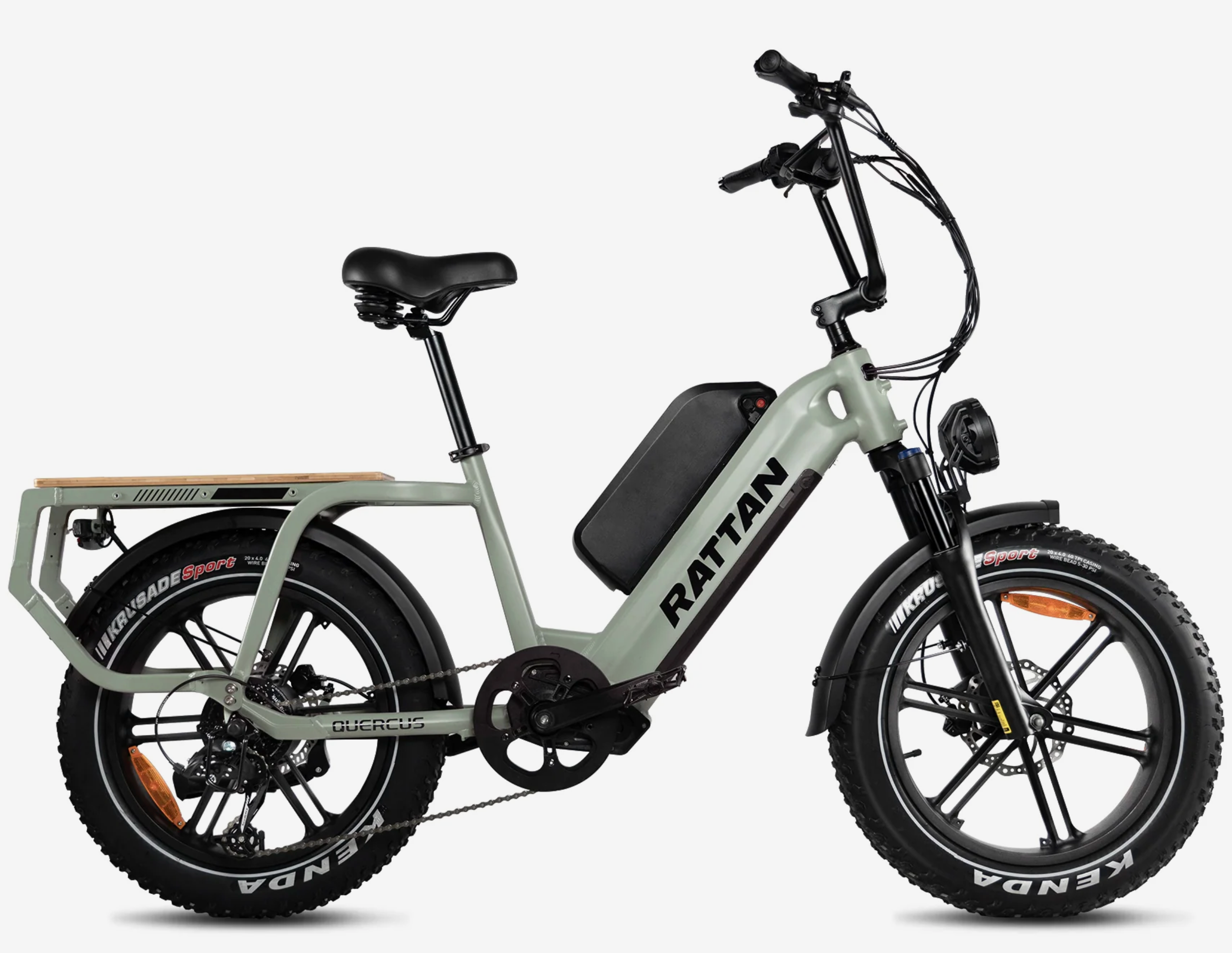 Rattan Quercus Step Thru Utility Dual Battery Electric Bike