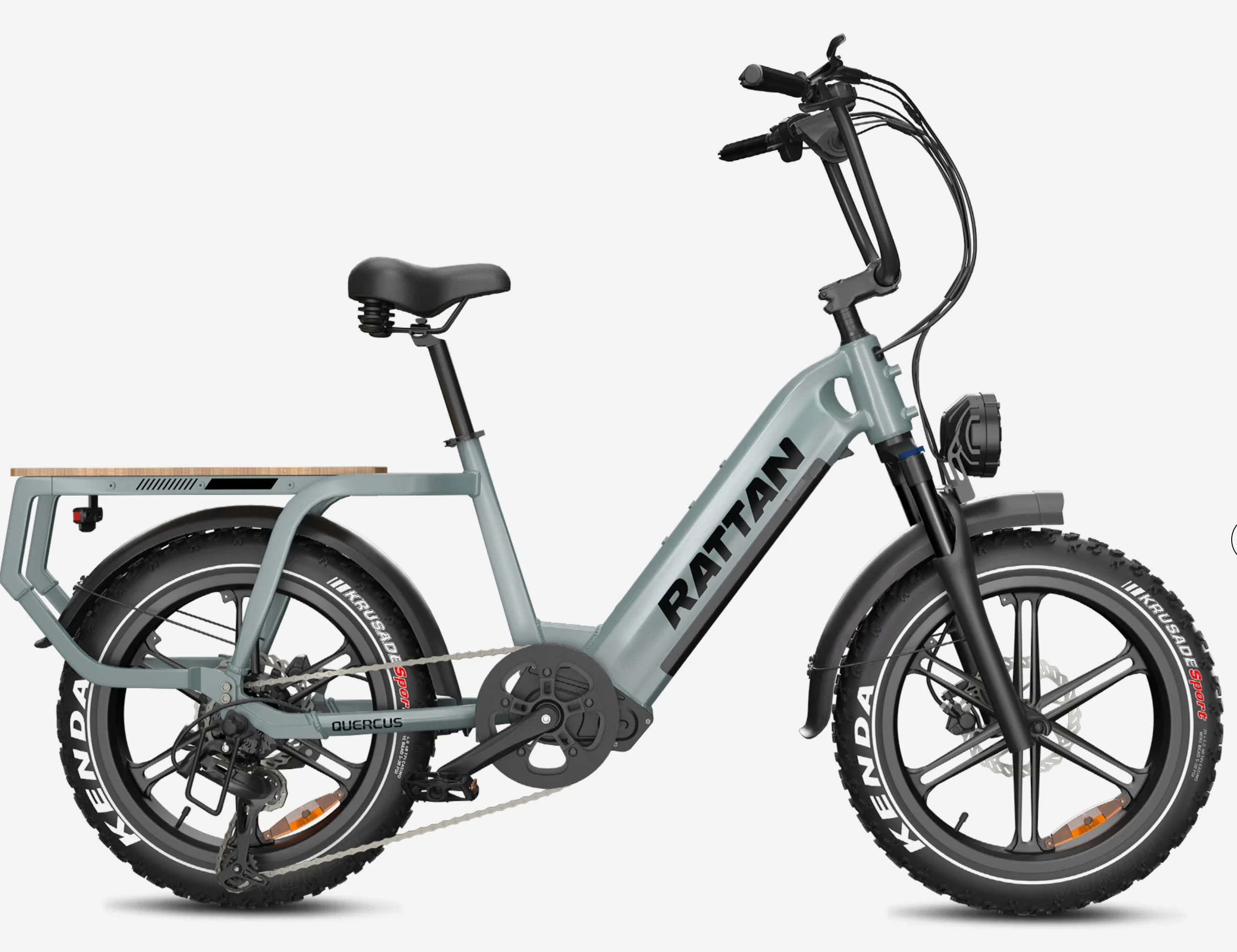 Rattan Quercus Step Thru Utility Dual Battery Electric Bike