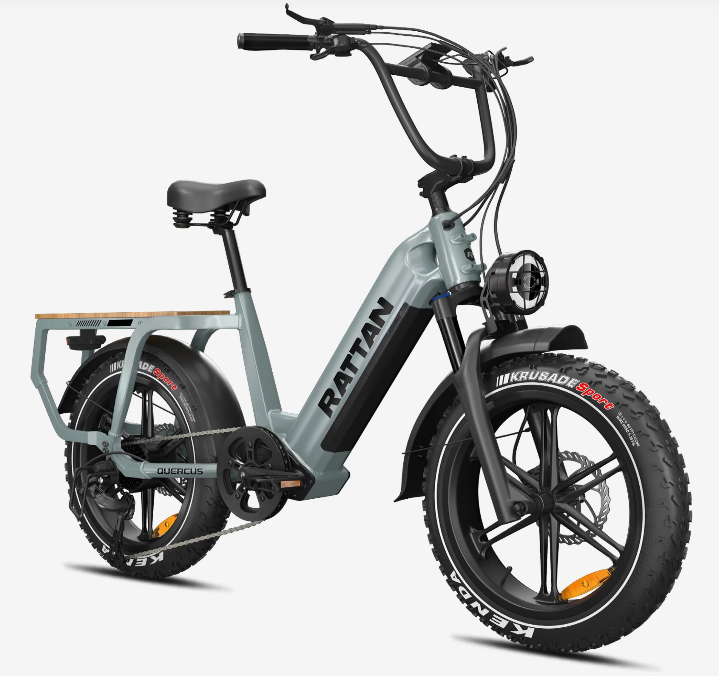 Rattan Quercus Step Thru Utility Dual Battery Electric Bike