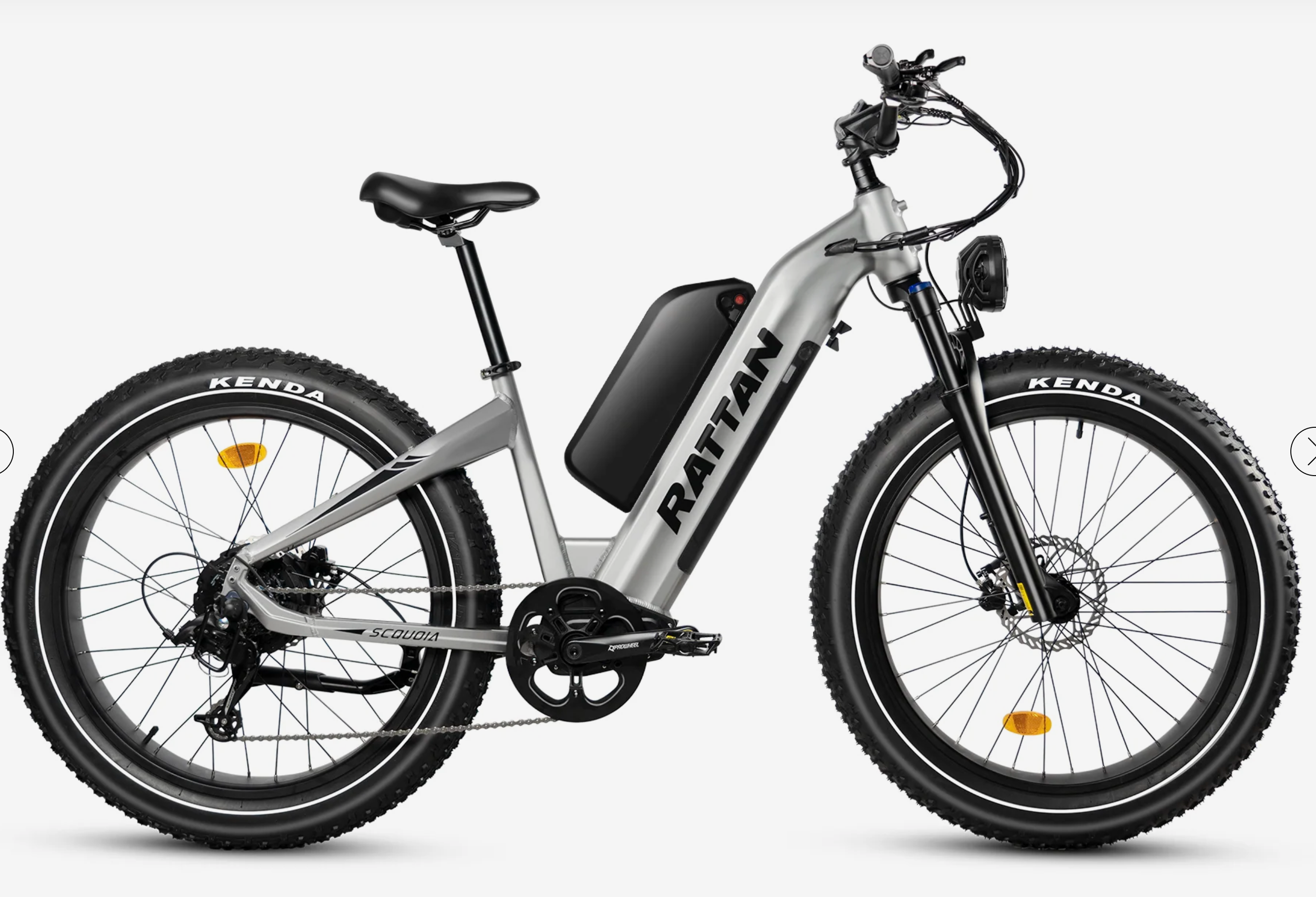 Rattan Sequoia Step Thru Dual Battery Fat Tire Mountain Electric Bike