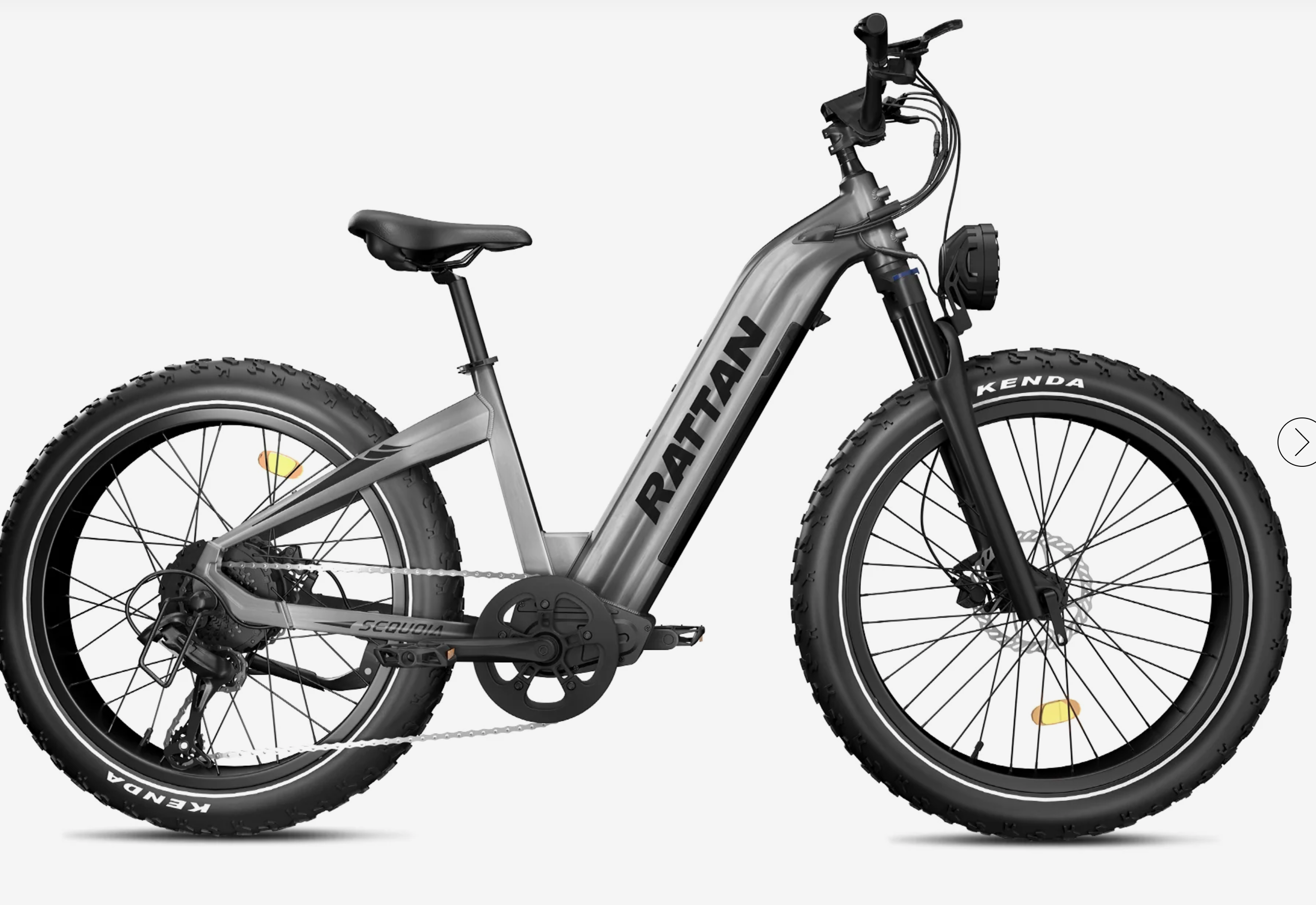 Rattan Sequoia Step Thru Dual Battery Fat Tire Mountain Electric Bike