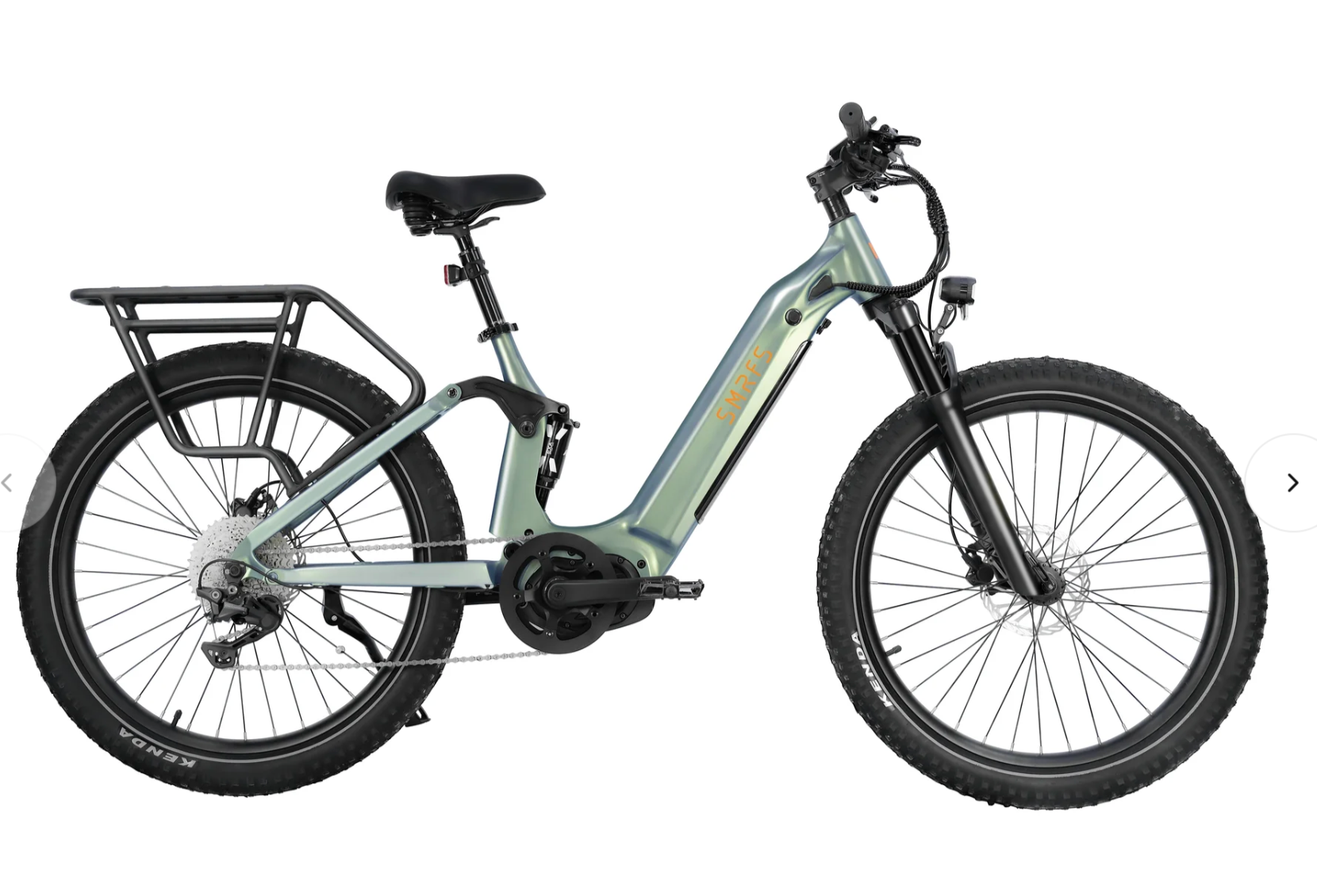 SMRFS Explorer Step Thru Full Suspension Electric Bike for RVer's