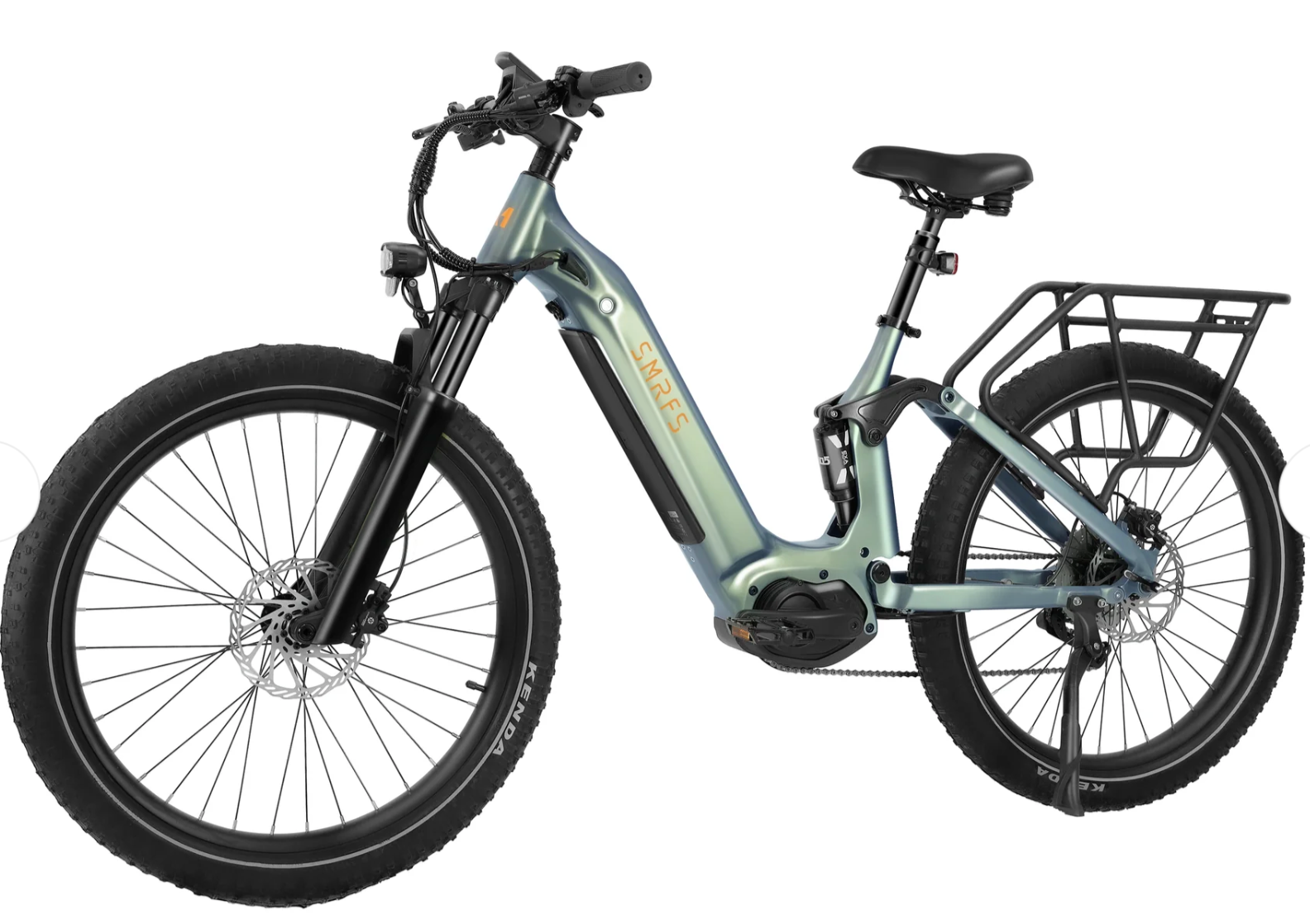 SMRFS Explorer Step Thru Full Suspension Electric Bike for RVer's