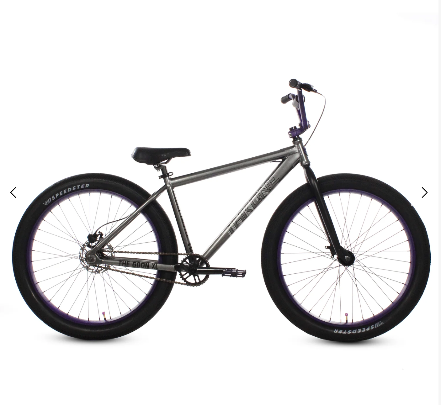 Throne Cycles The Goon XL Concrete Grape 27.5 BMX Bike