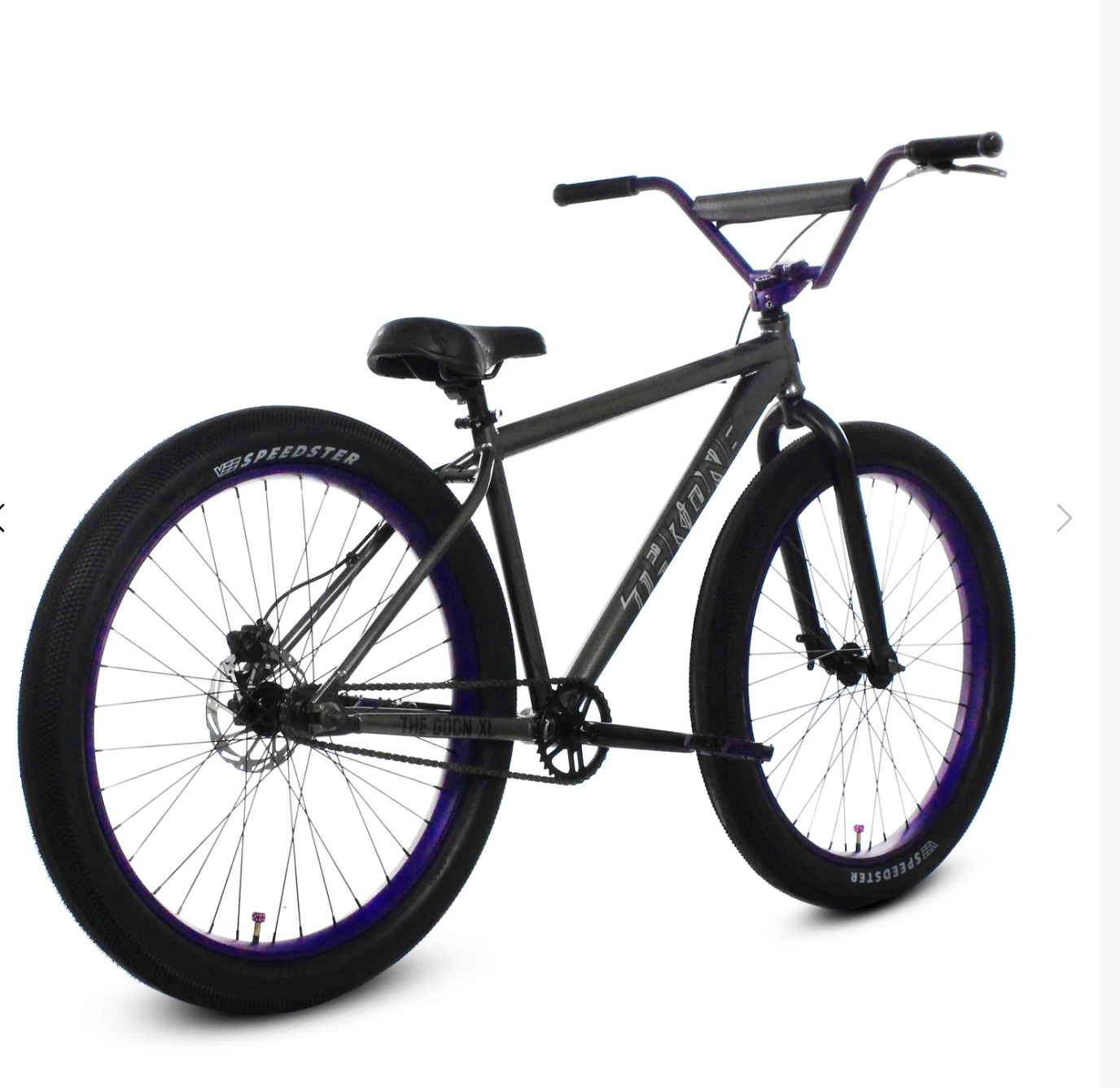 Throne Cycles The Goon XL Concrete Grape 27.5 BMX Bike