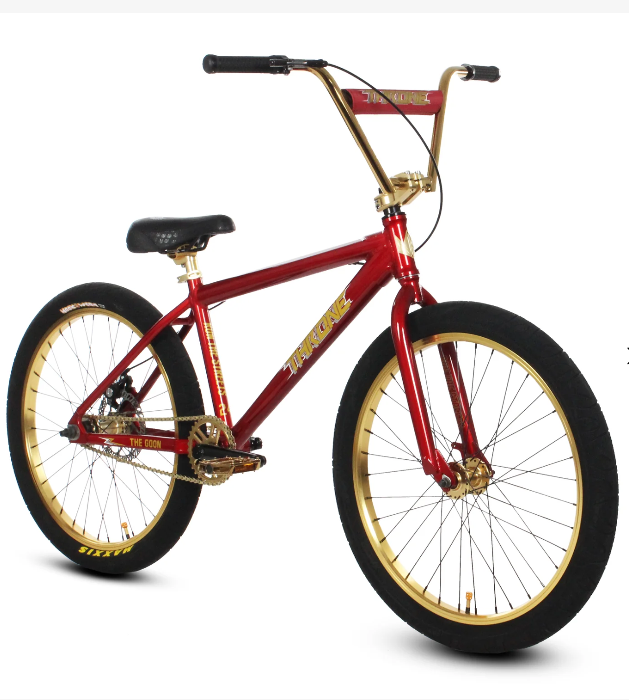 Throne Cycles The Goon Red Gold 24 BMX Bike