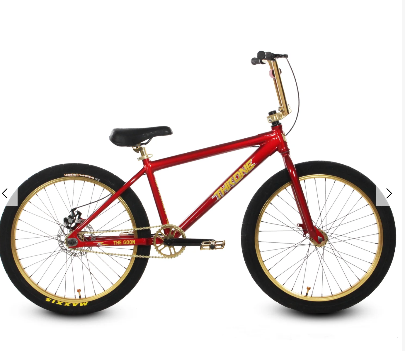 Throne Cycles The Goon Red Gold 24 BMX Bike