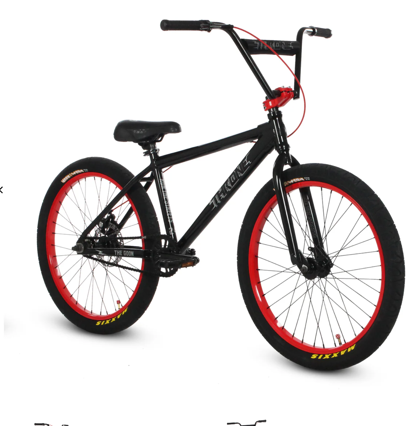 Throne Cycles The Goon Black Rose 24 BMX Bike