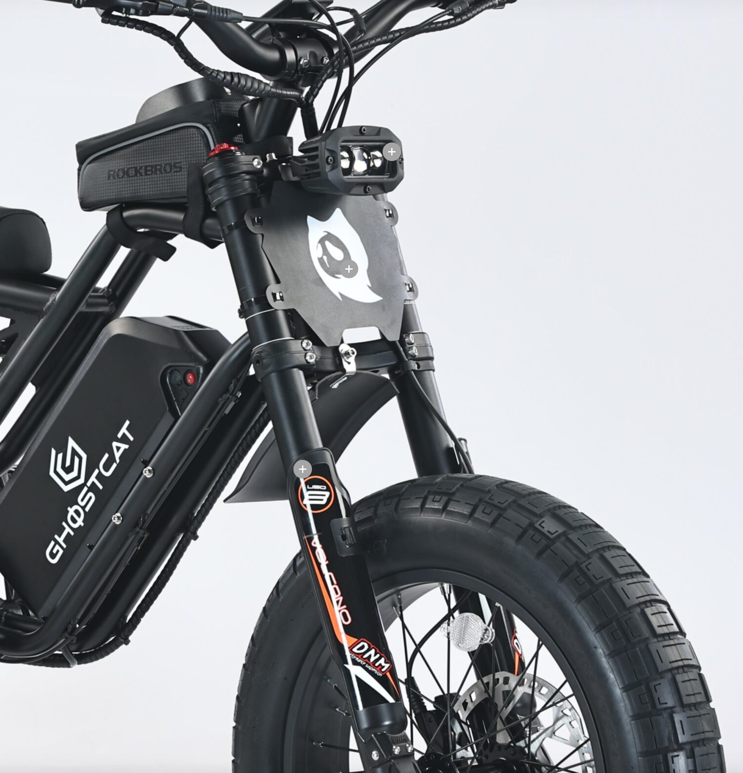 GHOSTCAT F3X 1500W Full Suspension Electric Moto Bike