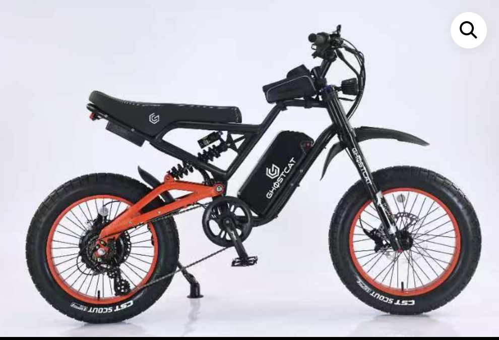 GHOSTCAT F3X 1500W Full Suspension Electric Moto Bike