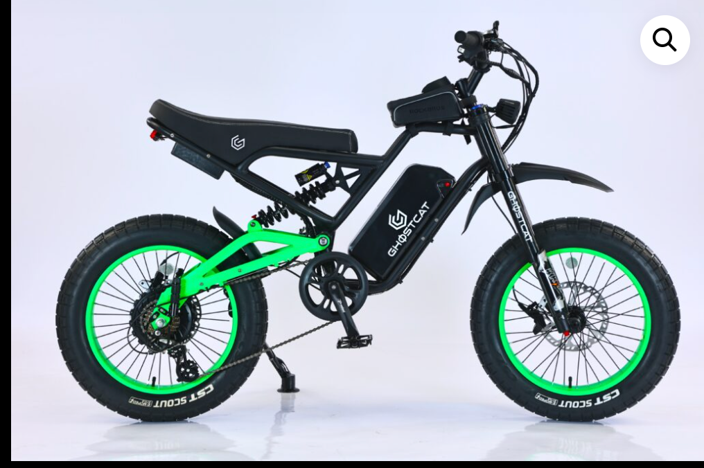 GHOSTCAT F3X 1500W Full Suspension Electric Moto Bike