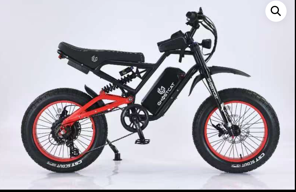 GHOSTCAT F3X 1500W Full Suspension Electric Moto Bike