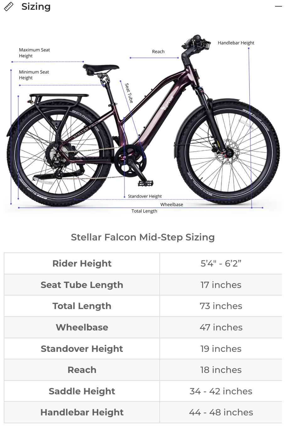 stella trekking e bike Euphree Stellar Falcon Mid Step Electric Bike – Bikecraze