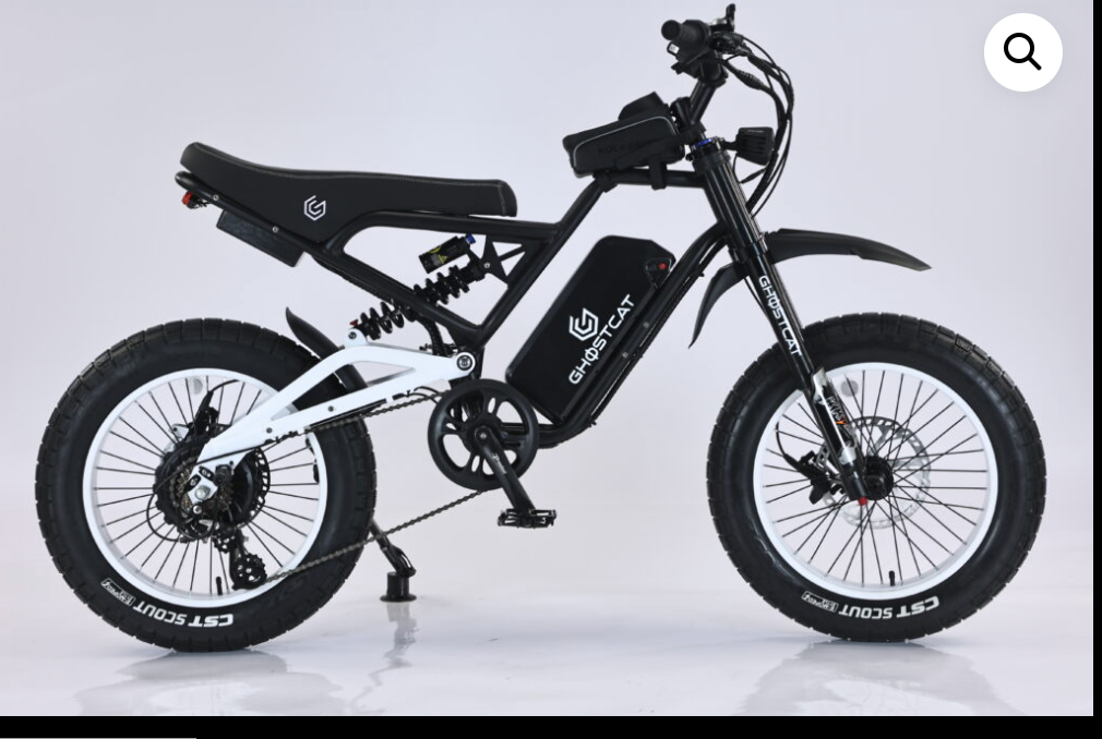 GHOSTCAT F3X 1500W Full Suspension Electric Moto Bike