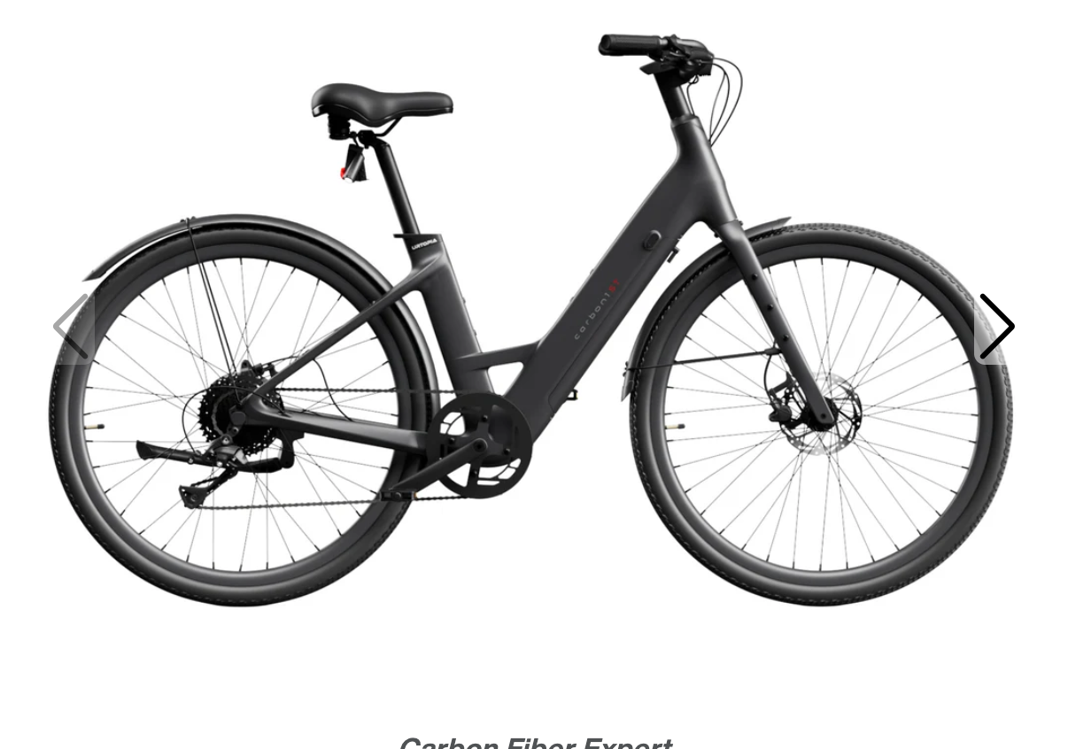 carbon urban bike Urtopia Carbon 1 Step Thru Electric Bike
