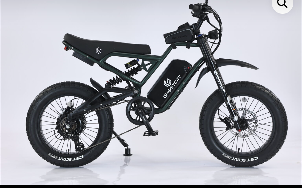 GHOSTCAT F4X 1500W Full Suspension Electric Moto Bike 2025