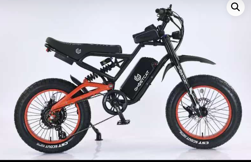 GHOSTCAT F4X 1500W Full Suspension Electric Moto Bike 2025