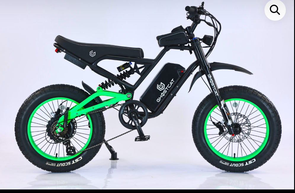 GHOSTCAT F4X 1500W Full Suspension Electric Moto Bike 2025