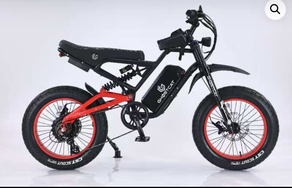 GHOSTCAT F4X 1500W Full Suspension Electric Moto Bike 2025