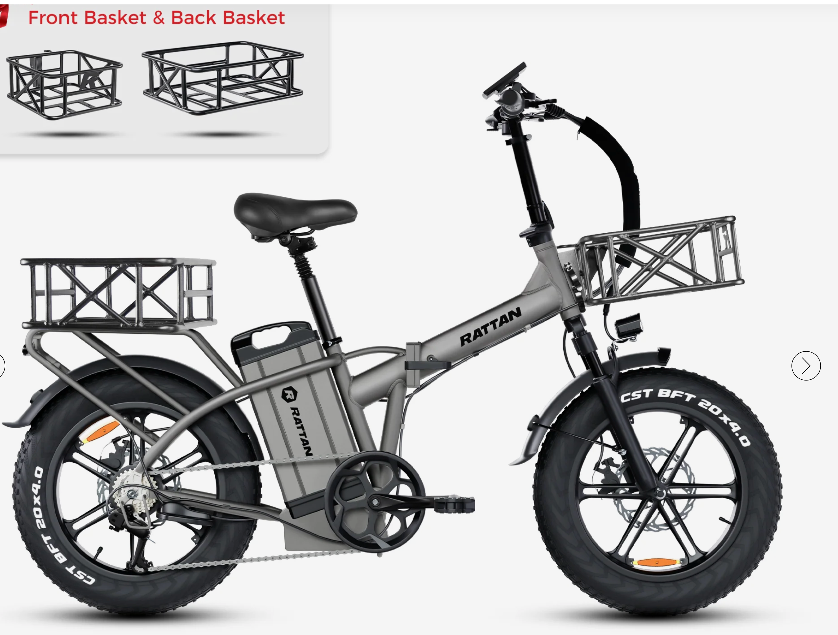 Rattan LM Ultra Step Ove Folding Electric Bike – Bikecraze Bike Shop