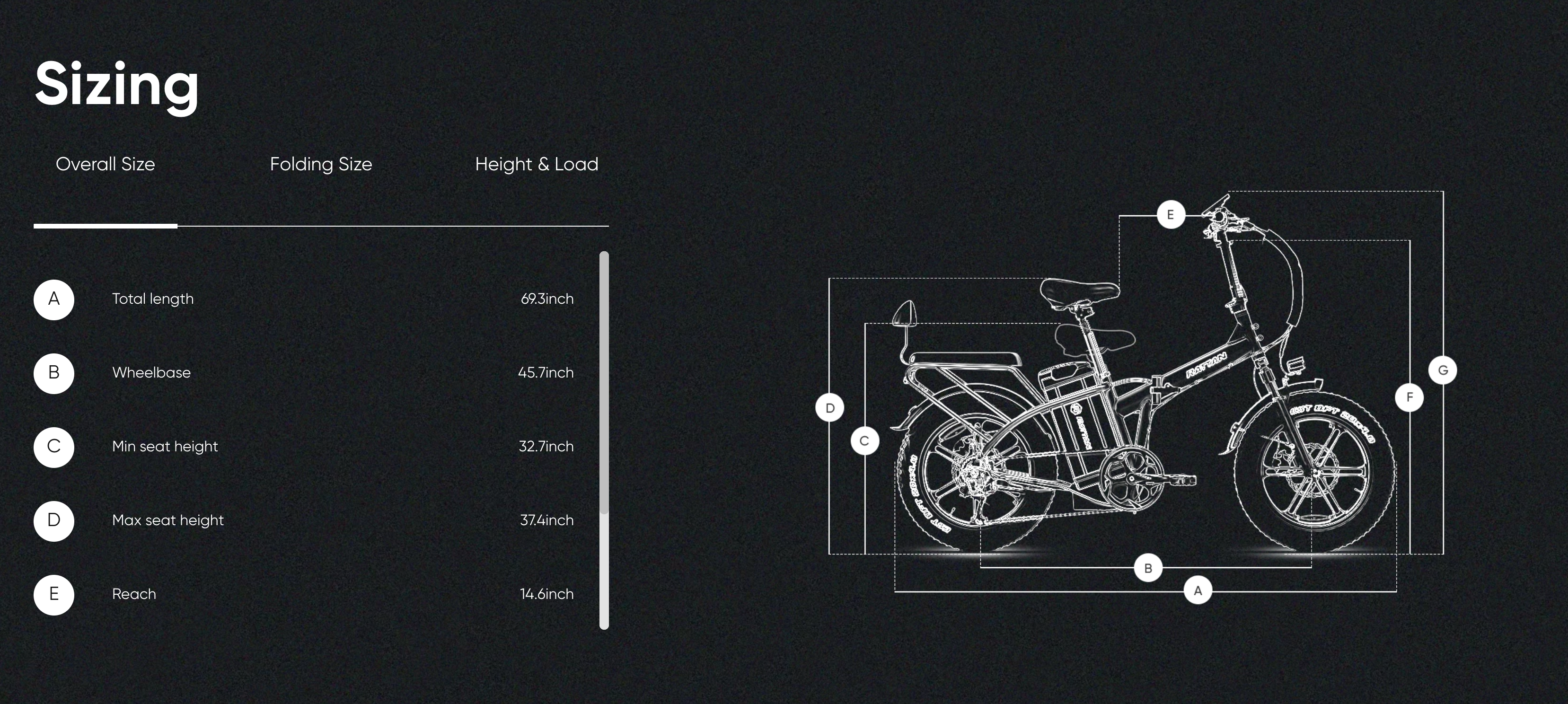 Rattan LF Ultra Step Thru  Folding Electric Bike