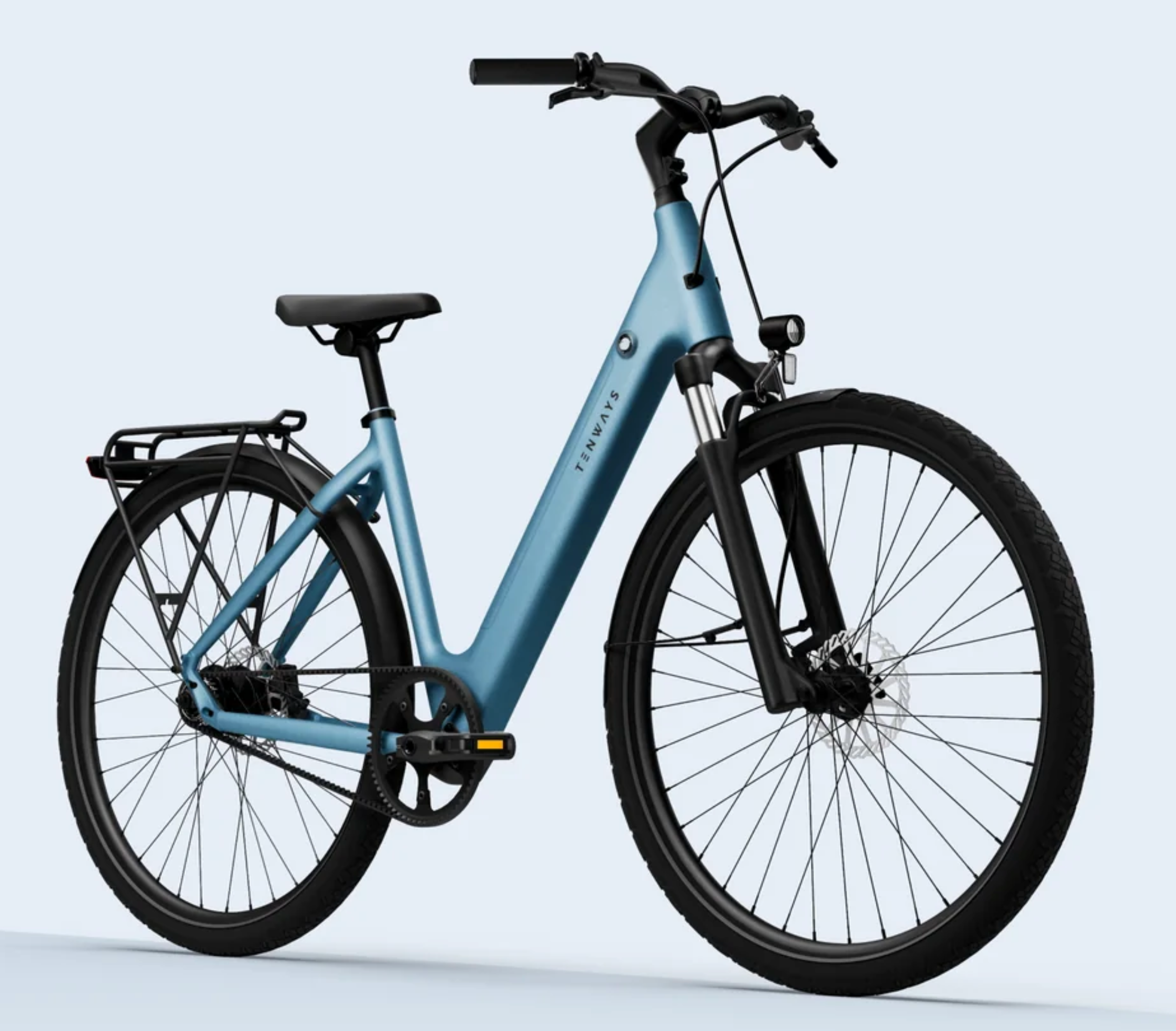 tenways mountainbike Tenways CGO800S Belt Drive Step Thru Electric Bike