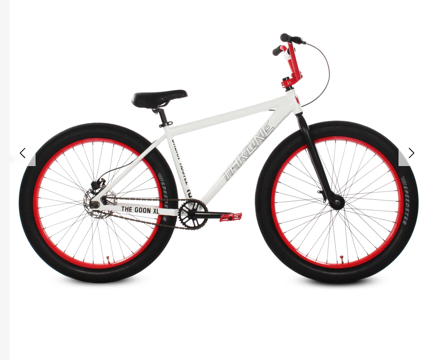 Throne Cycles The Goon XL White Savage BMX Bike