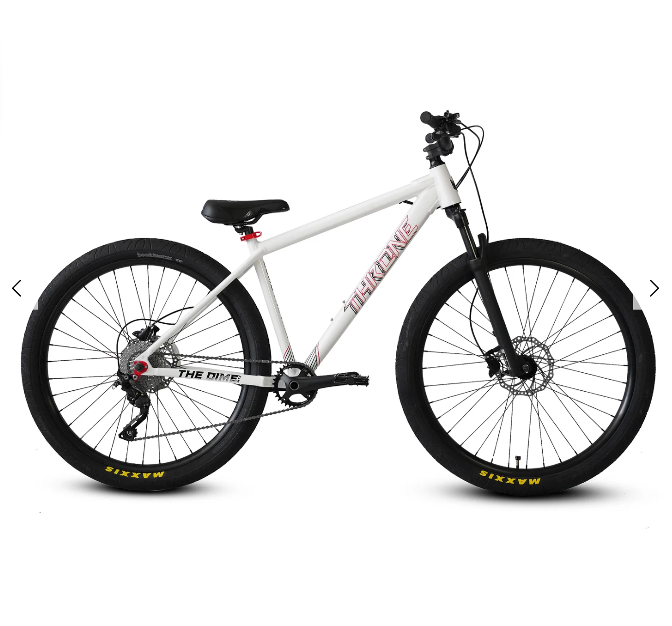 Throne Cycles The Dime MTX- White Savage BMX Bike