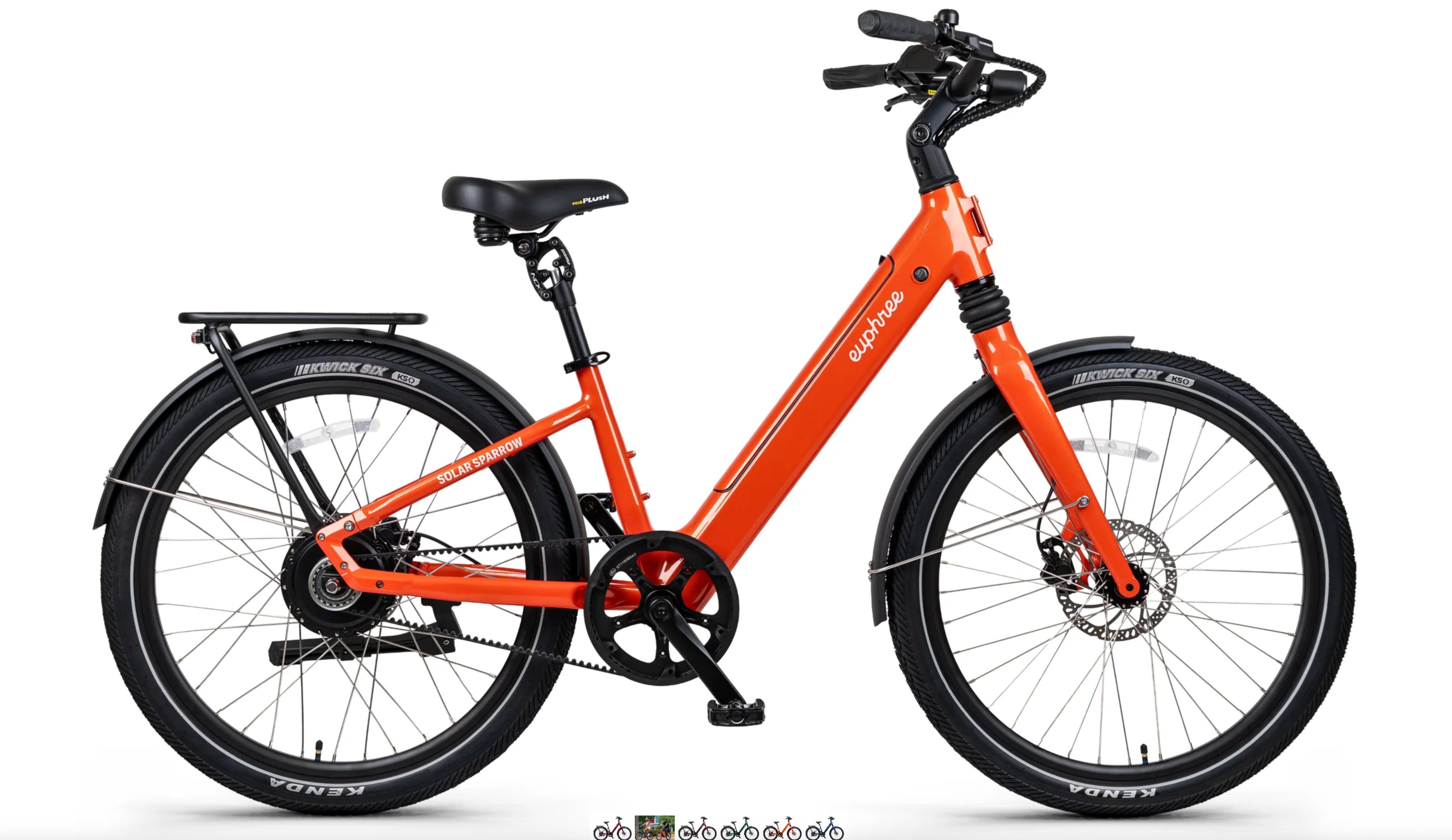 Euphree Solar Sparrow Step Thru Electric Bike