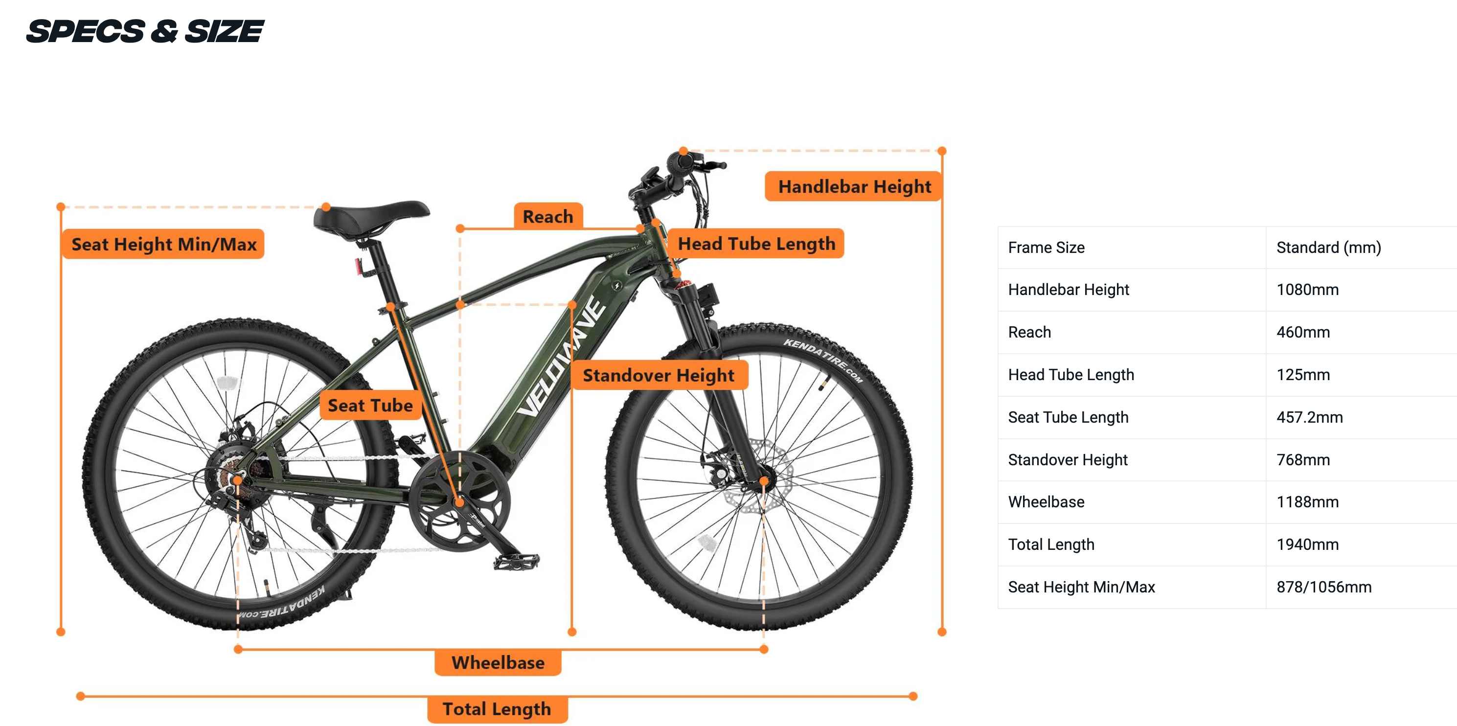 Velowave Ghost Electric Mountain Bike BONUS
