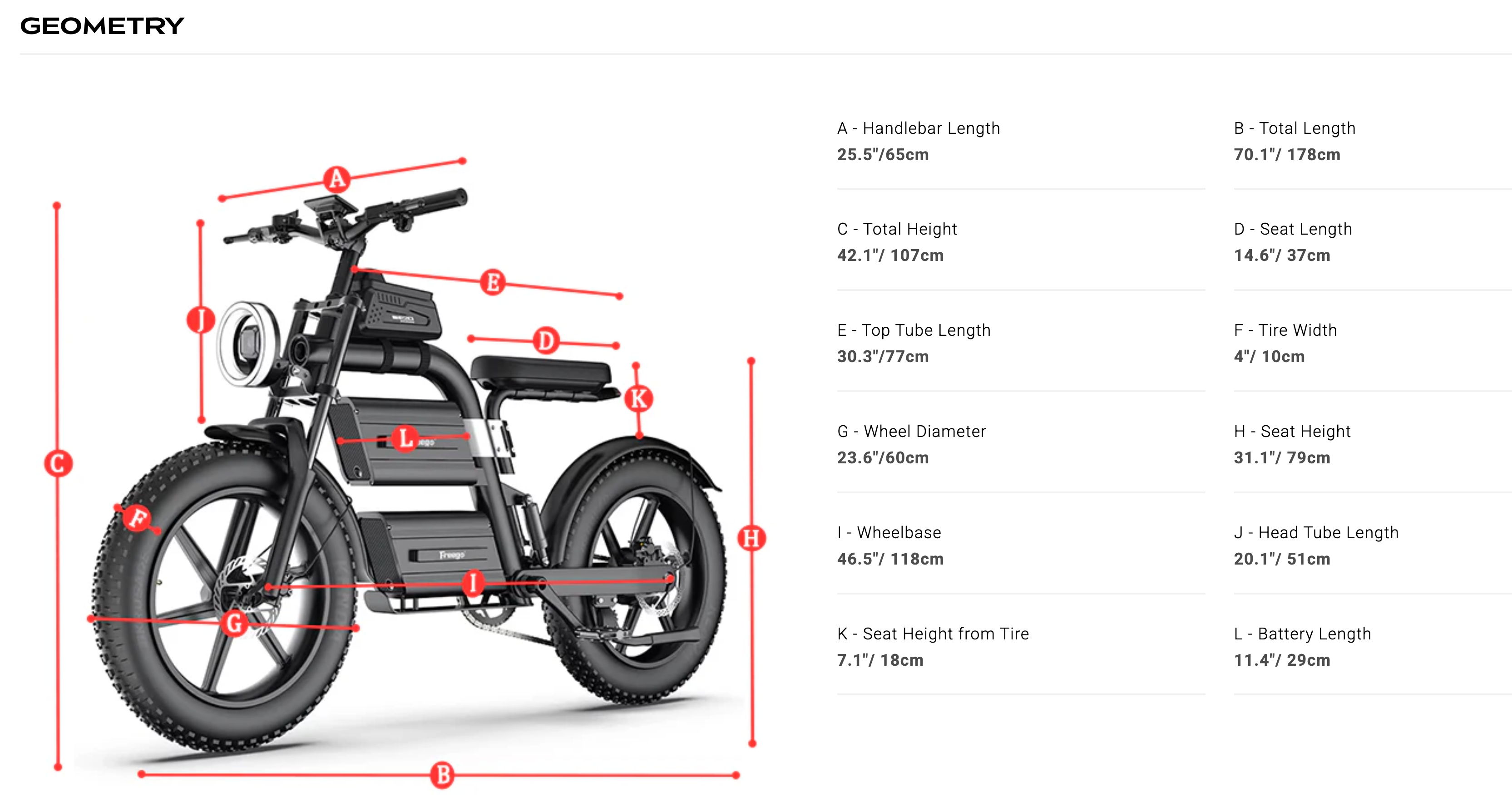 Freego  E20 Plus Dual Battery Fat Tire Electric Dirt Bike