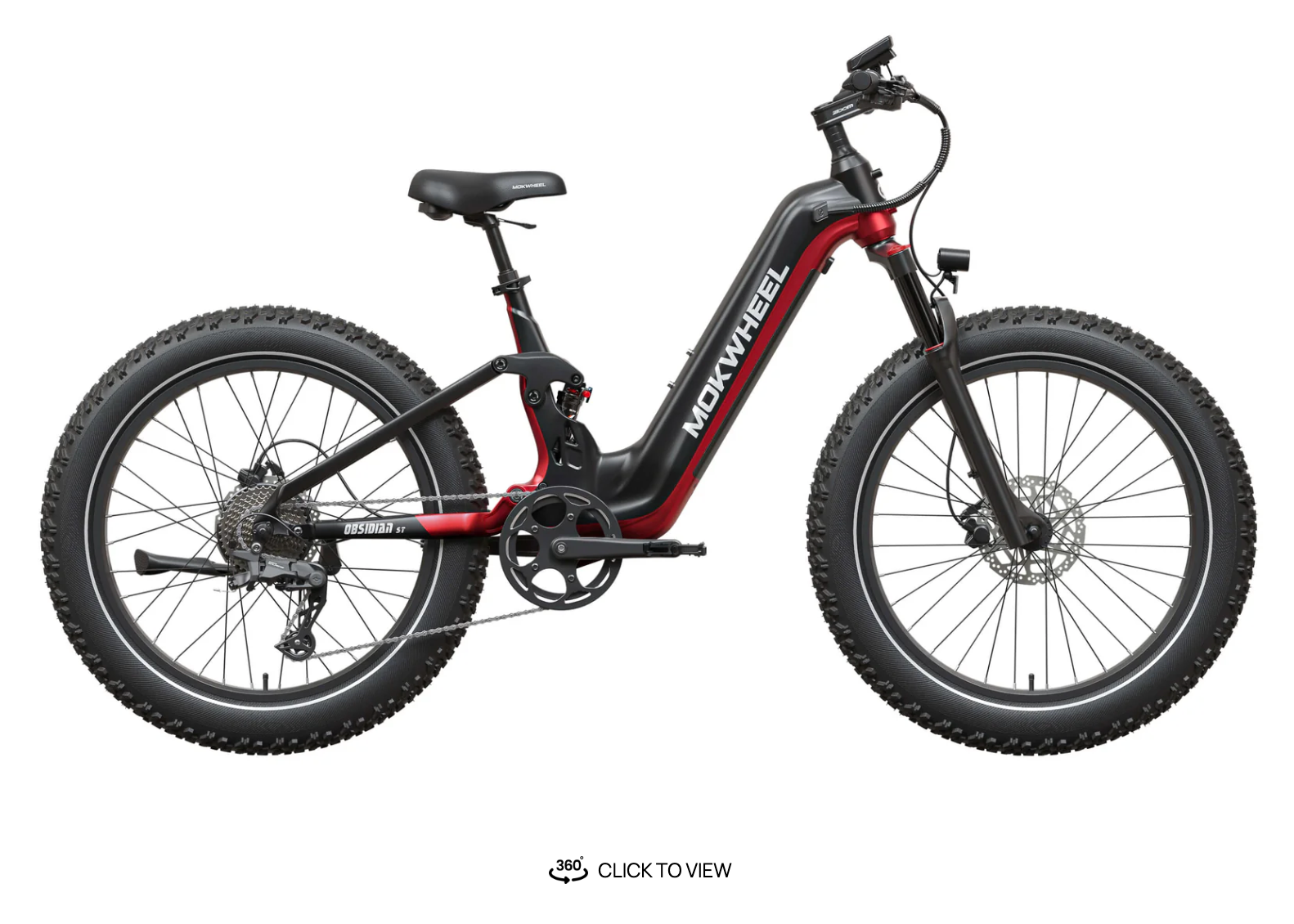 Mokwheel Obsidian ST 2.0 Step Thru Full Suspension Electric Bike