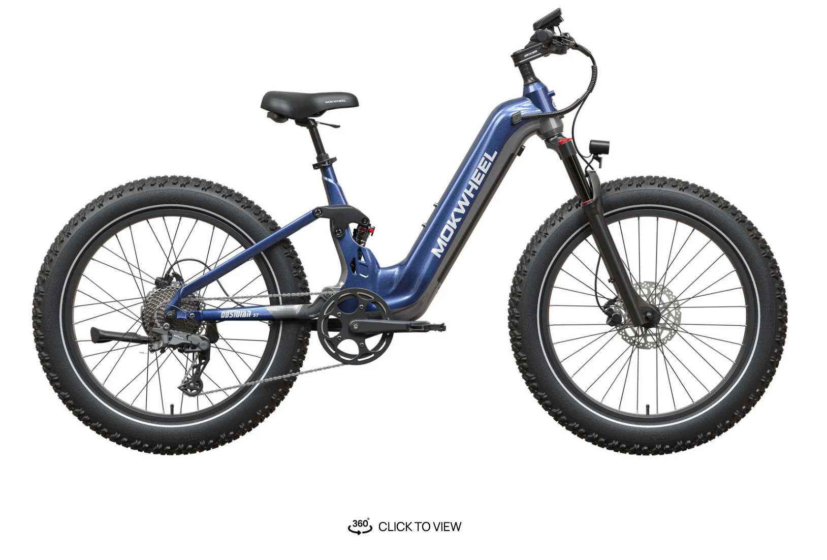 Mokwheel Obsidian ST 2.0 Step Thru Full Suspension Electric Bike