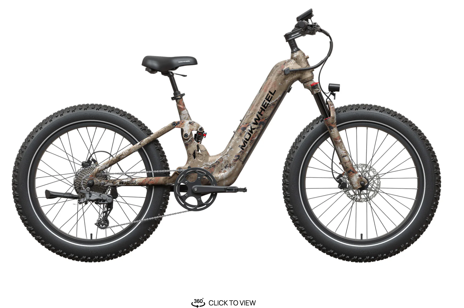 Mokwheel Obsidian ST 2.0 Step Thru Full Suspension Electric Bike