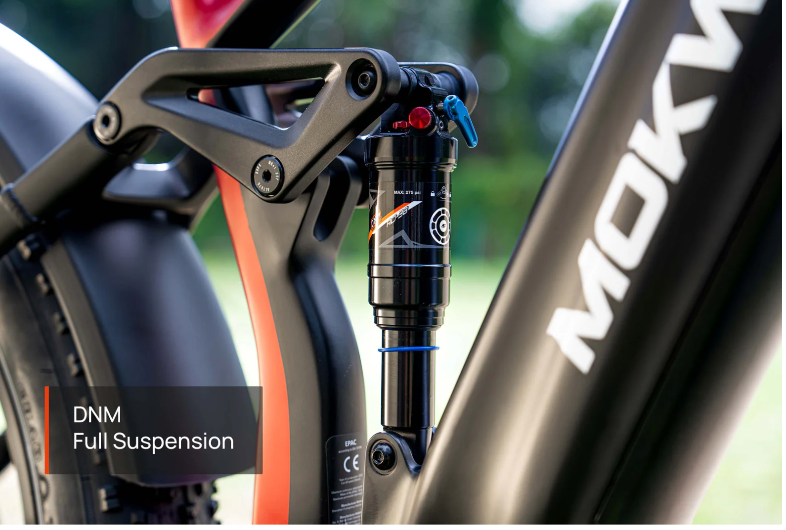 Mokwheel Obsidian ST 2.0 Step Thru Full Suspension Electric Bike