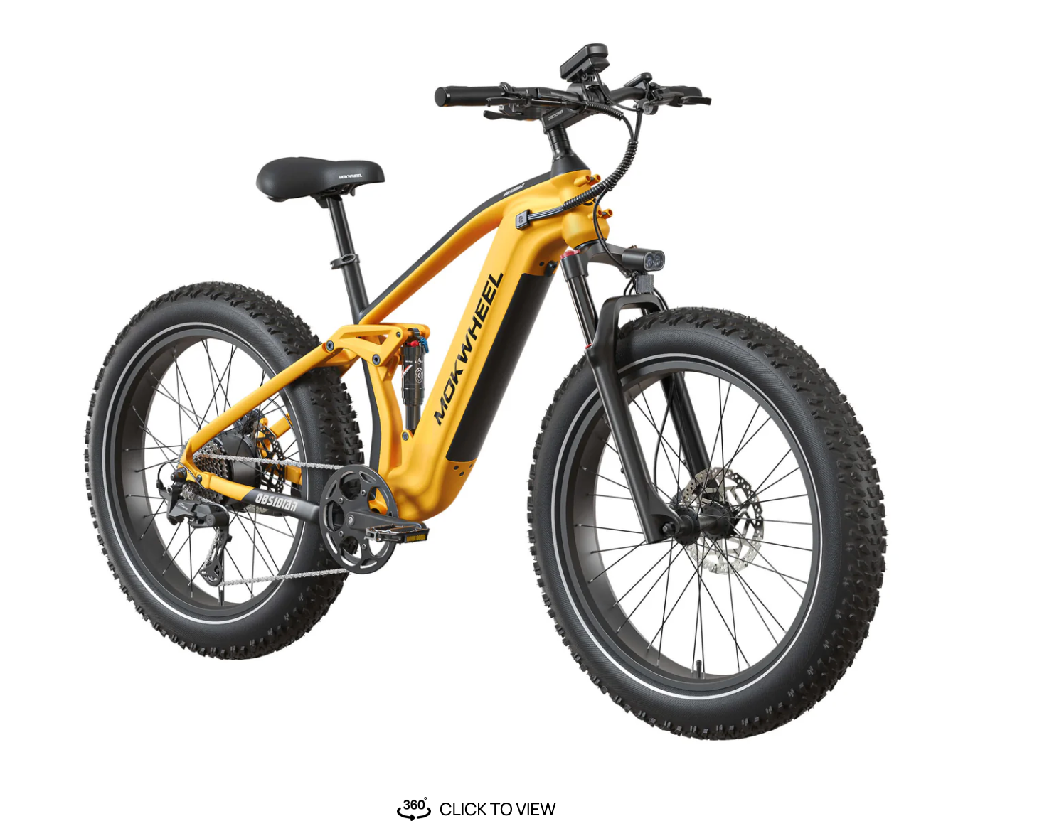 Mokwheel Obsidian 2.0 Full Suspension Fat Tire Electric Bike Mokwheel Obsidian 2.0 Full Suspension Fat Tire Electric Bike
