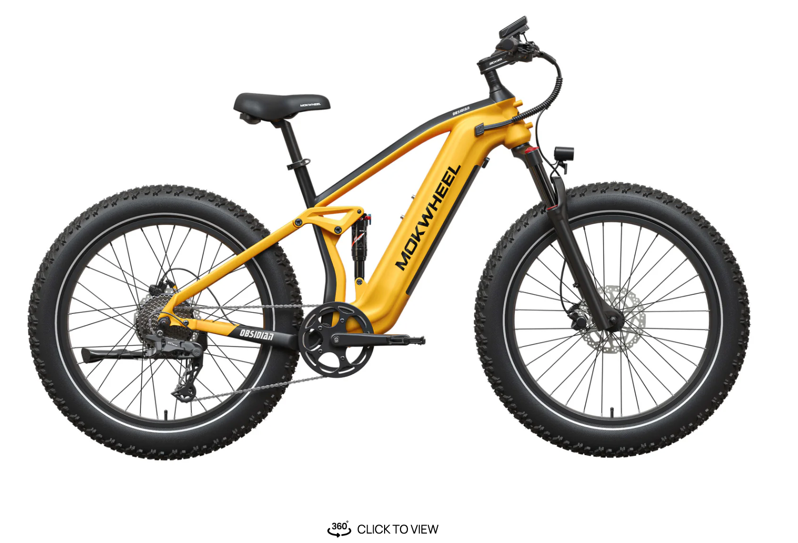Mokwheel Obsidian 2.0 Full Suspension Fat Tire Electric Bike