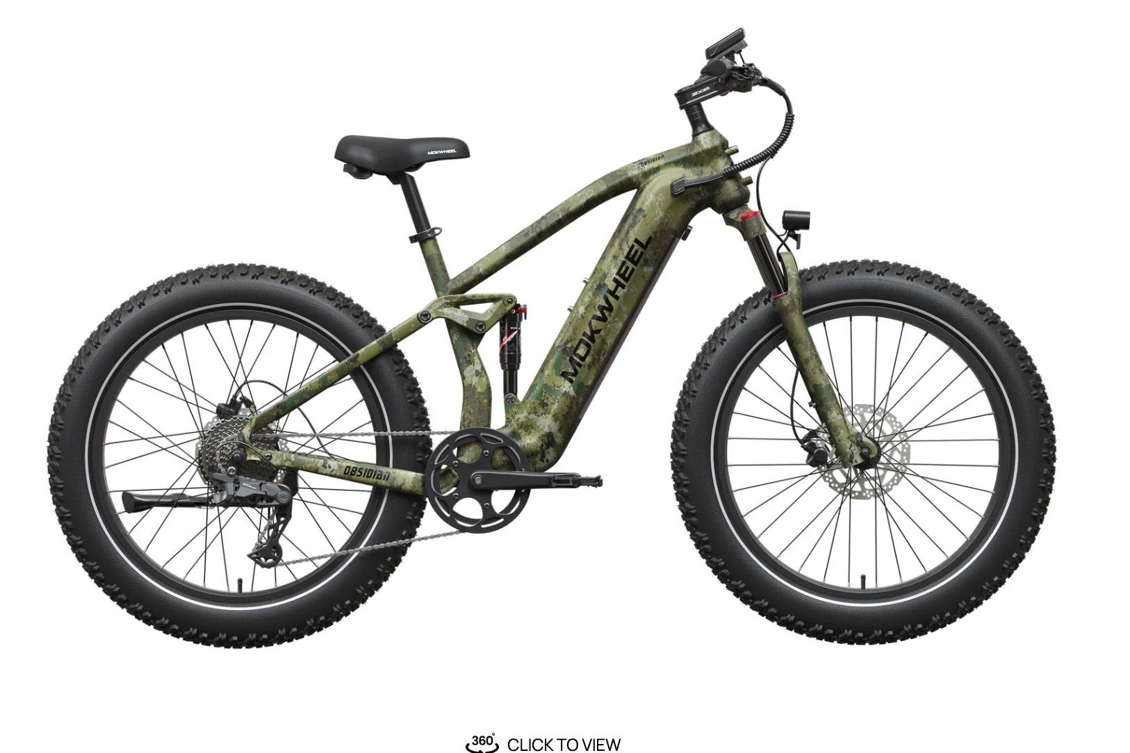 Mokwheel Obsidian 2.0 Full Suspension Fat Tire Electric Bike