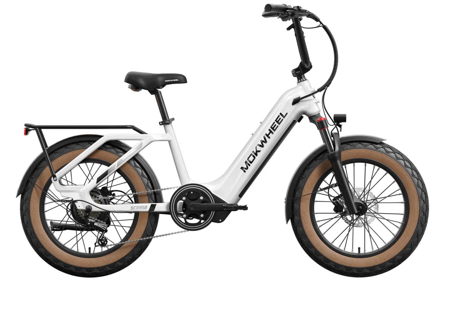 moke electric bicycle Mokwheel Scoria Cargo Bike | Electric Bike for Adults | 48V 19.6Ah 1100W | Fat Tire
