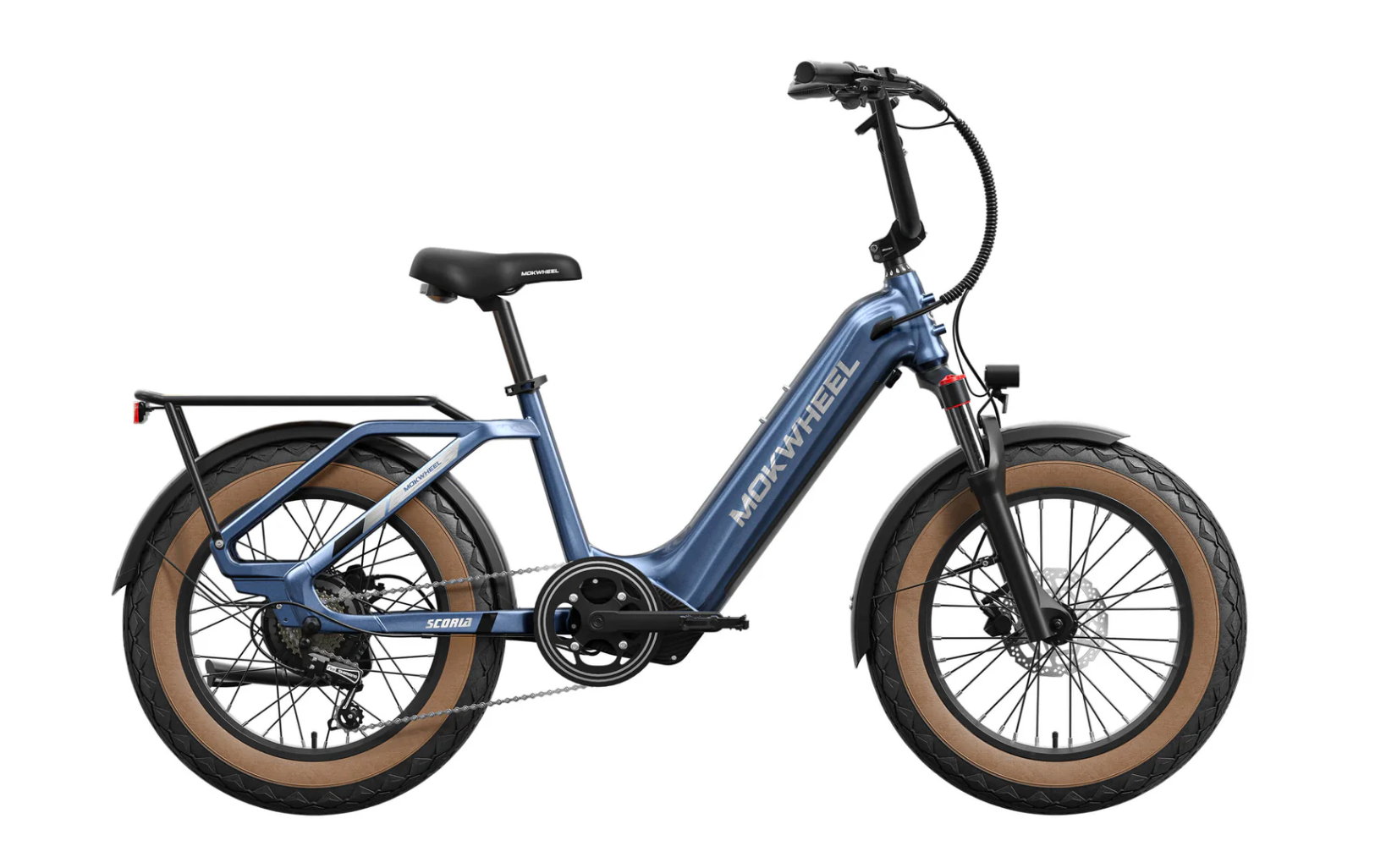 Mokwheel Scoria Cargo Bike | Electric Bike for Adults | 48V 19.6Ah 1100W | Fat Tire