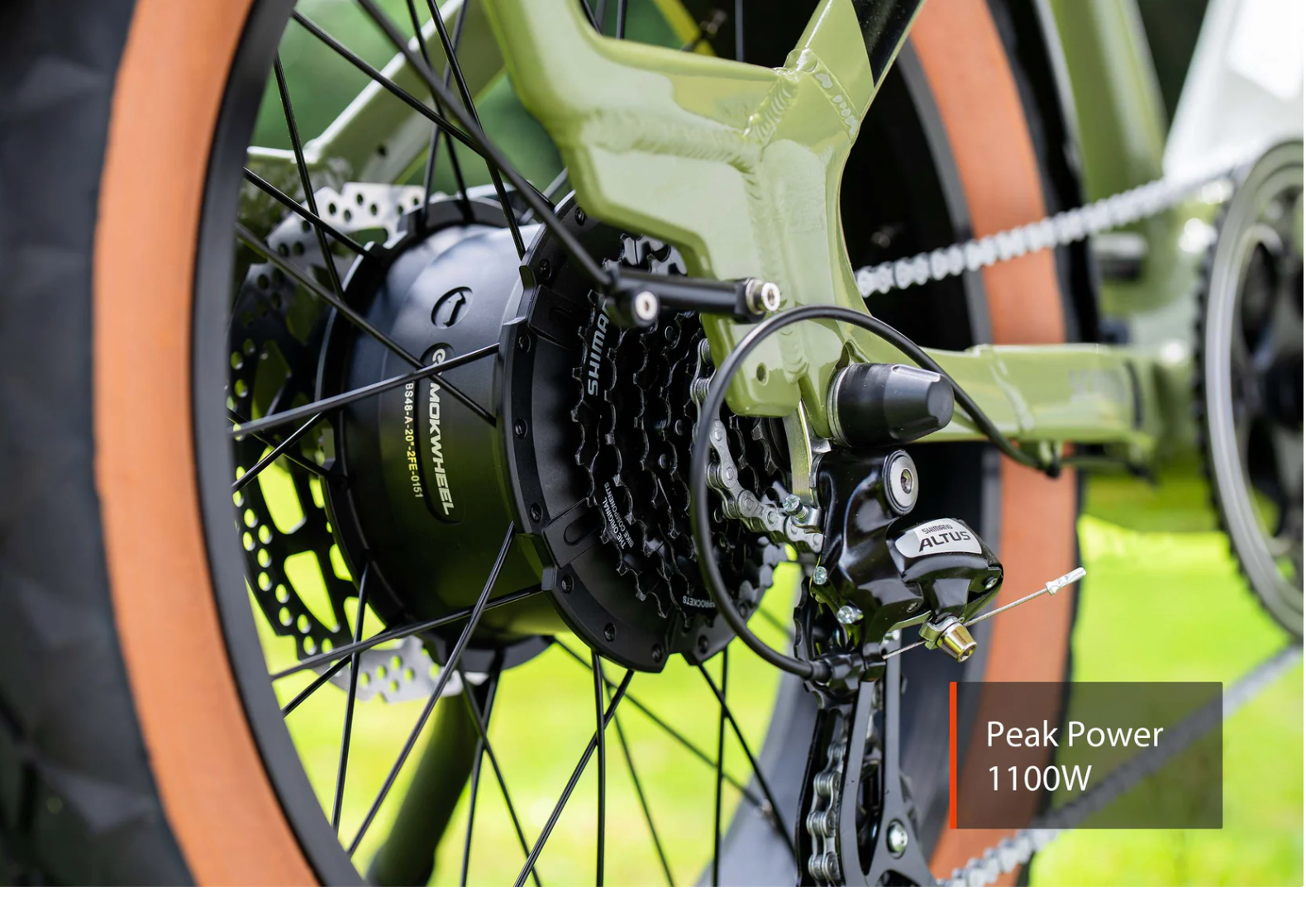 Mokwheel Scoria Step Thru Electric Fat Tire Bike