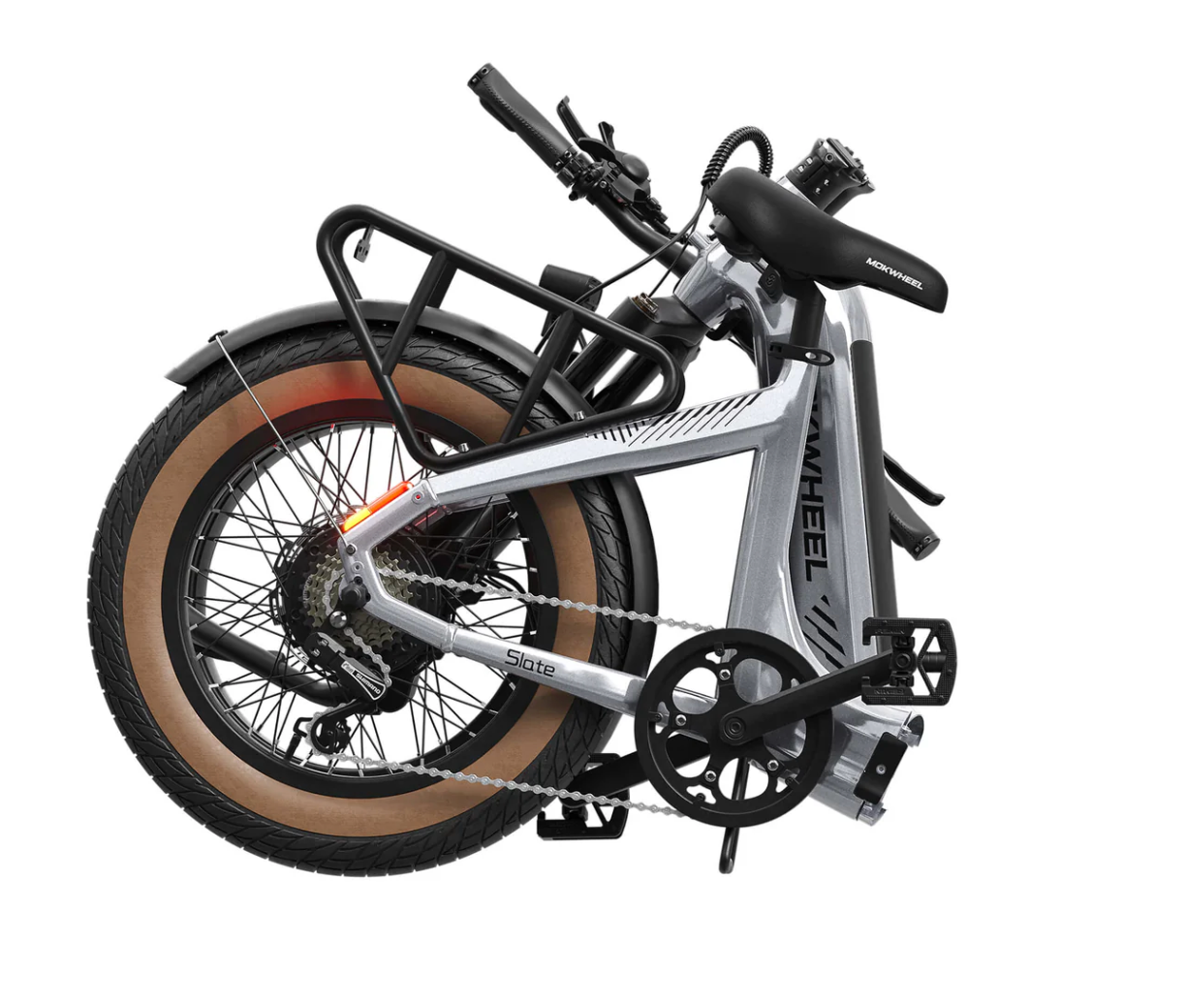 Mokwheel Slate Step Thru Folding Electric Fat Tire Bike