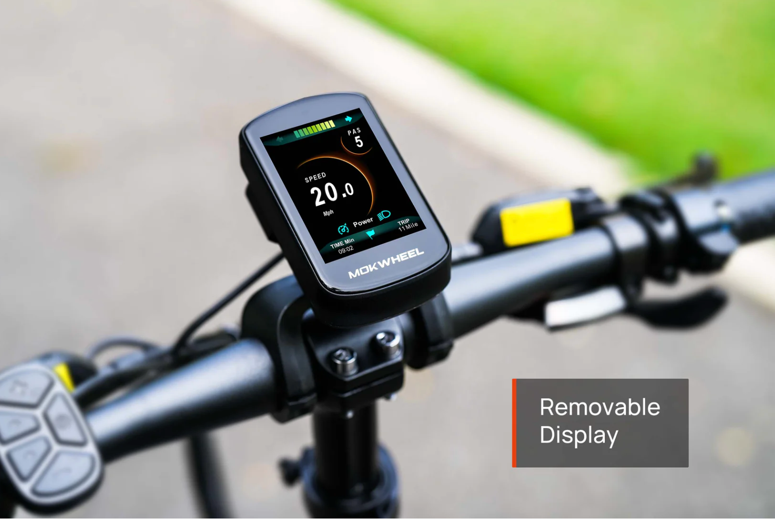Mokwheel Slate Step Thru Folding Electric Fat Tire Bike
