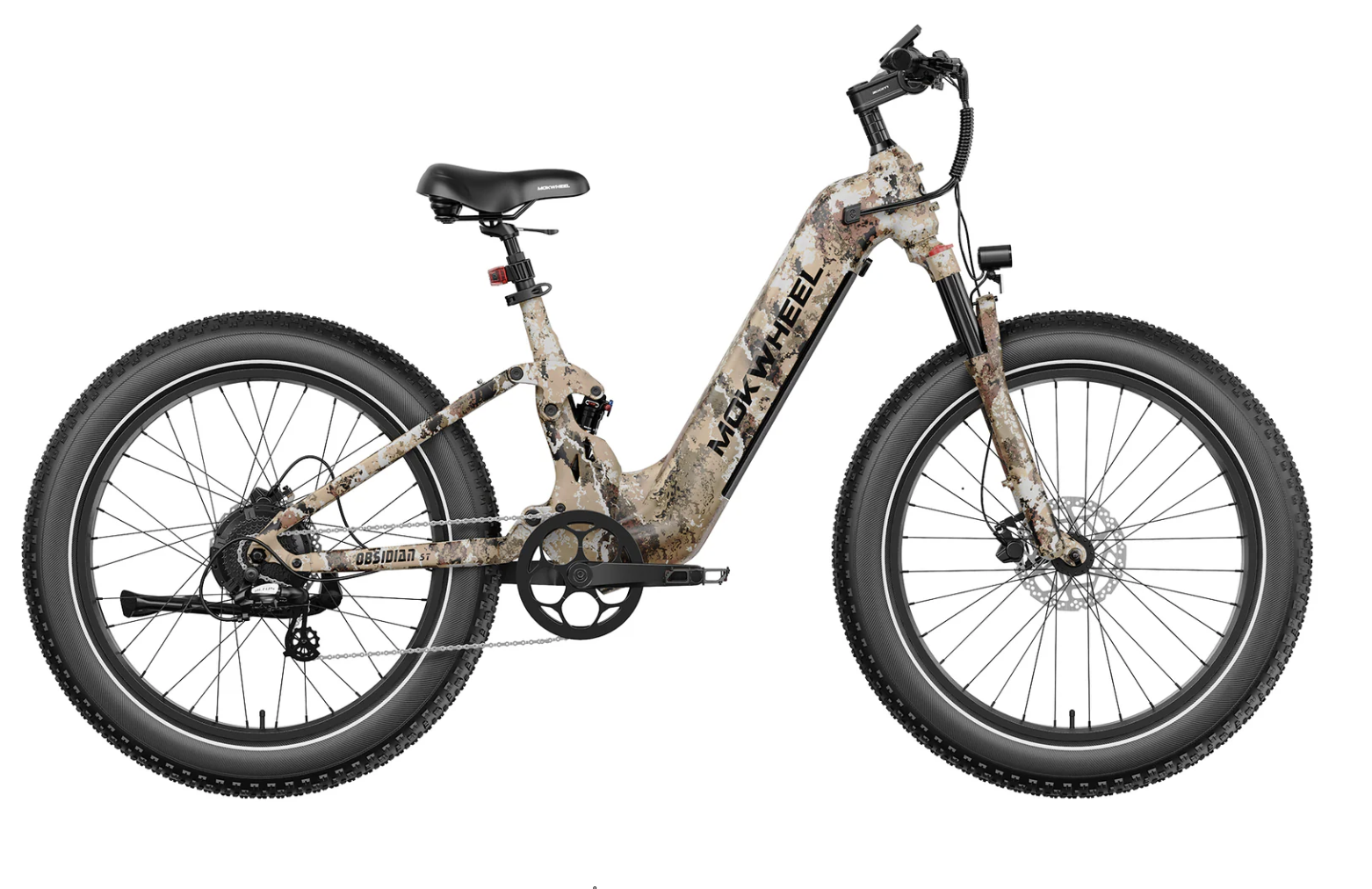 Mokwheel Obsidian Full Suspension Fat Tire Electric Bike