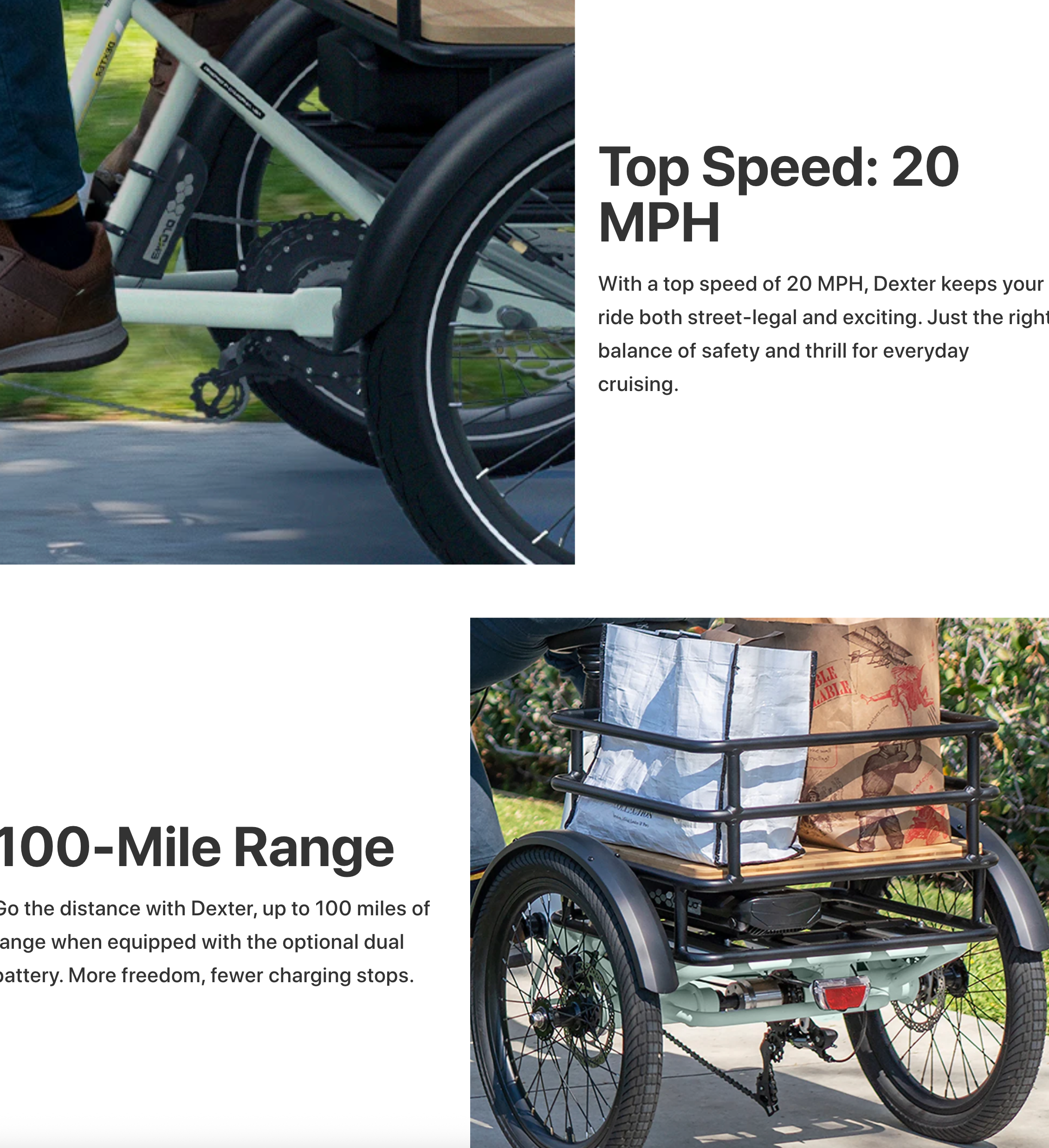 Emojo Dexter Folding Electric Trike Bike