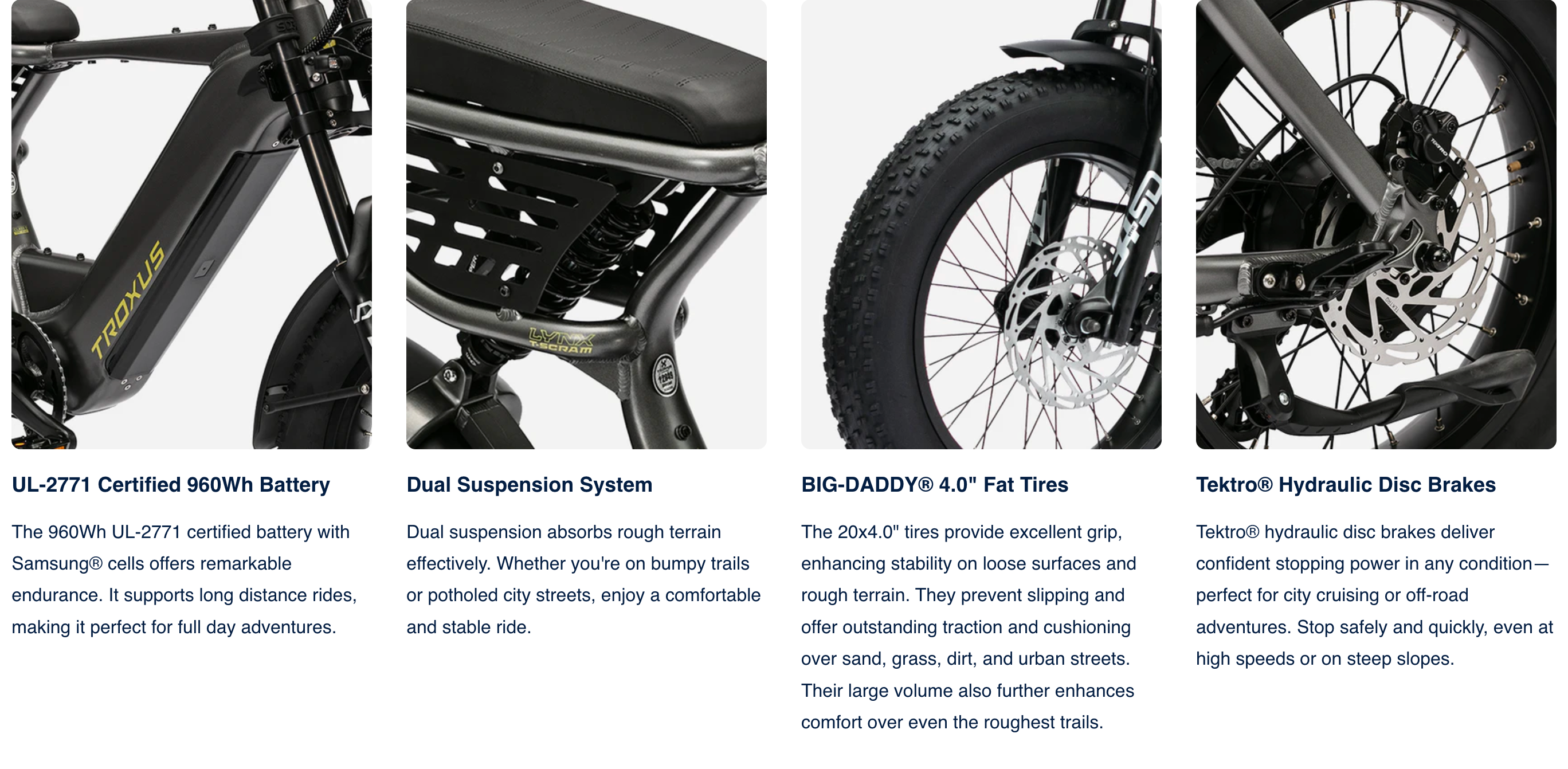 Troxus Lynx T-Scram  Moto Electric Bike