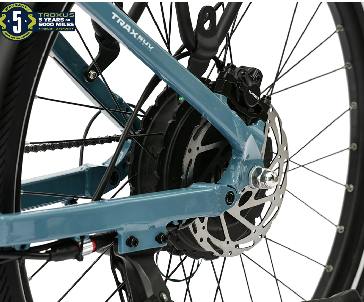 Troxus Trax SUV Dual Suspension Commuter Electric Bike