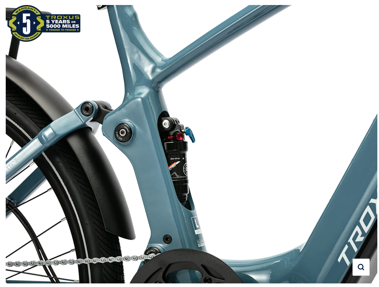 Troxus Trax SUV Dual Suspension Commuter Electric Bike