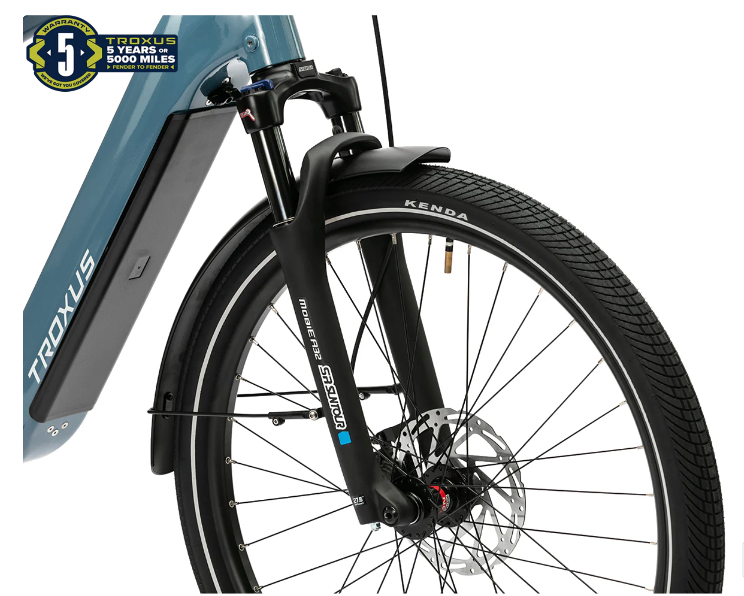 Troxus Trax SUV Dual Suspension Commuter Electric Bike